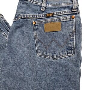 Wrangler Jeans Mens 40x36 Light Wash 13MWZ Cowboy Cut Original Fit Zip Fly Denim